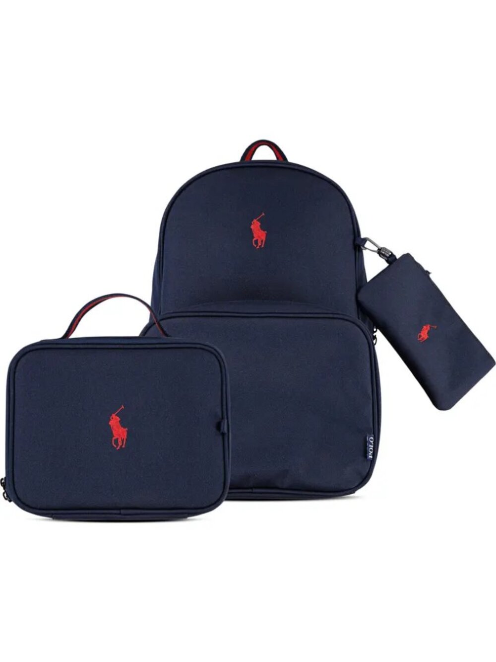 Ralph Lauren Kids' Backpack, Lunch Box & Pencil Pouch Newport Navy NWT